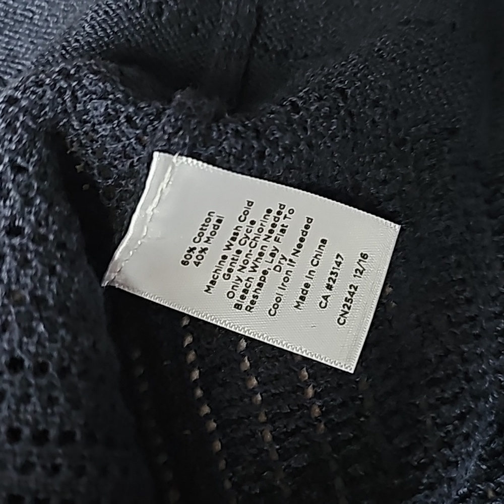 Talbots Cropped Eyelet Sweater - Picture 6 of 7